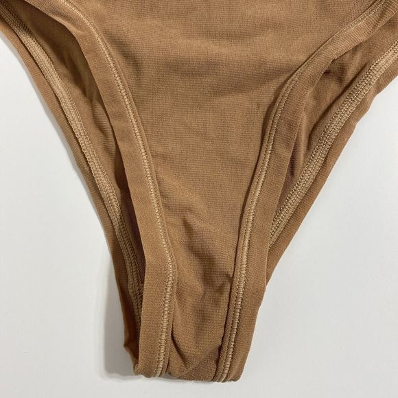 SKIMS Fits Everybody Cheeky Brief Panty Panties Women's XXS 2XS Sienna Brown NEW - Picture 5 of 10